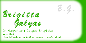 brigitta galyas business card